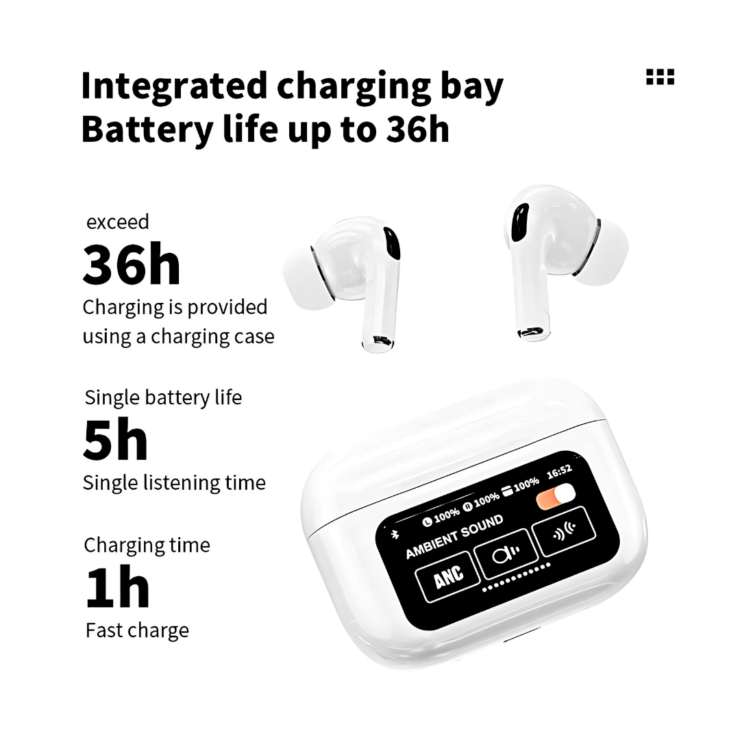 A9 Airpods Pro 2 With Touch-Screen For Android and IOS
