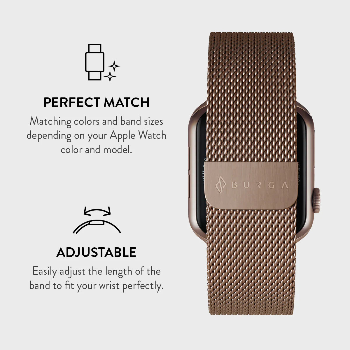 Apple Series 10 Smart Watch with Mesh Metal Bracelet 2.01'' Inch LCD Screen for Men and Women
